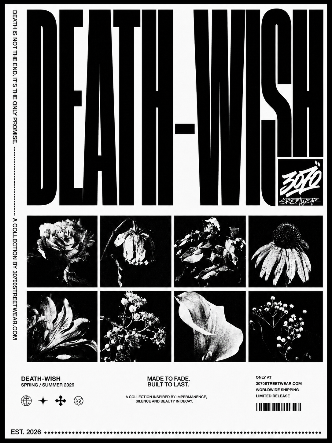 Death-wish fashion line poster